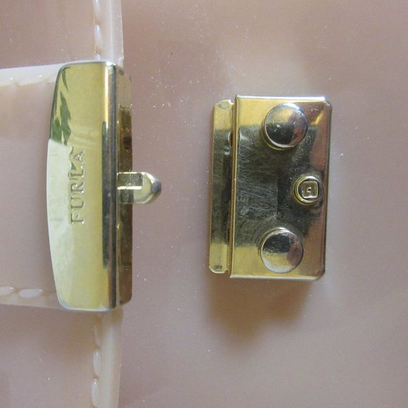 Furla Women's Nude Elegant Beige Candy Bon Bon Mini Bag Made in Italy - Picture 4 of 12